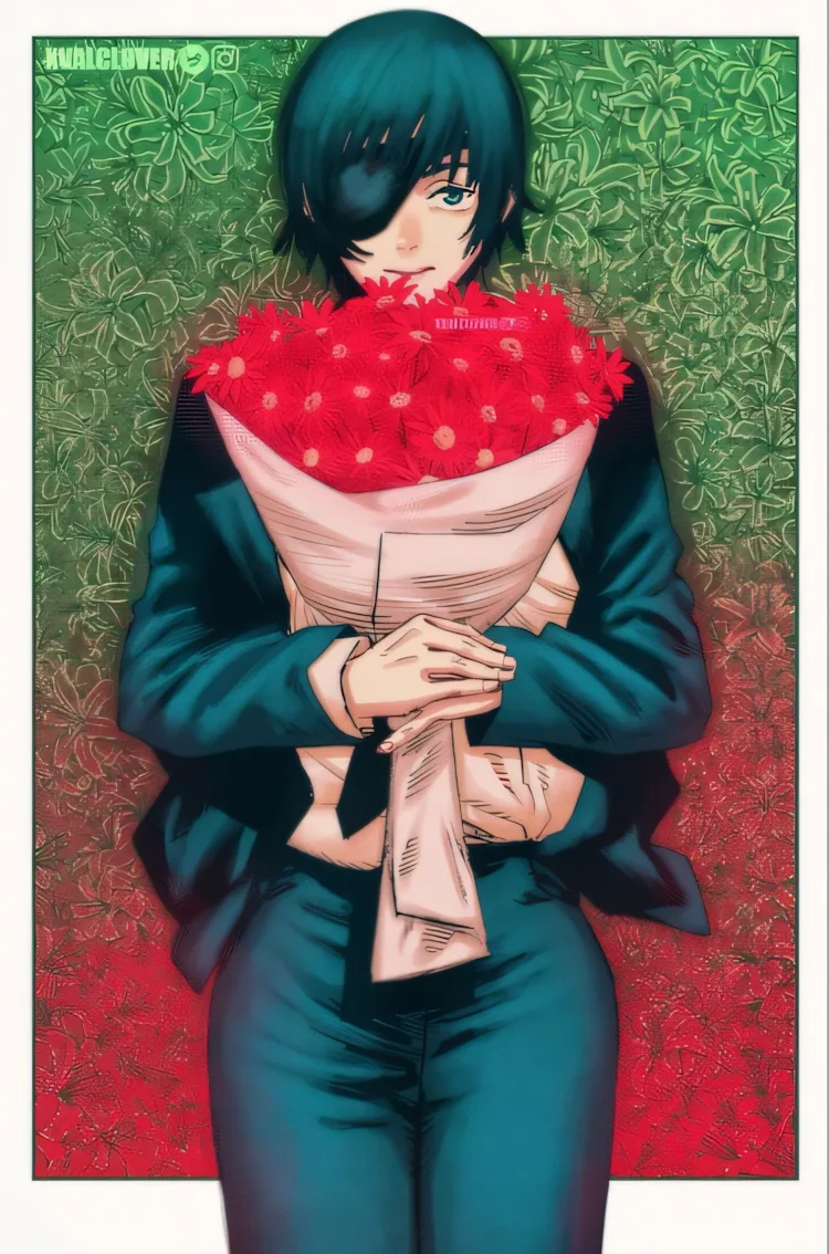 Человек-бензопила - История Химено, Аки и табака